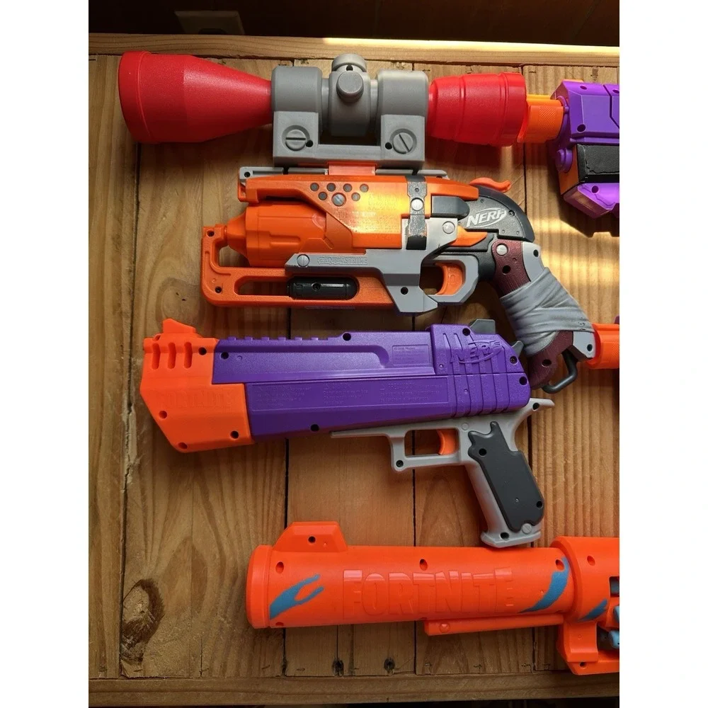 Nerf Fortnite Lot Of 5 With Glasses